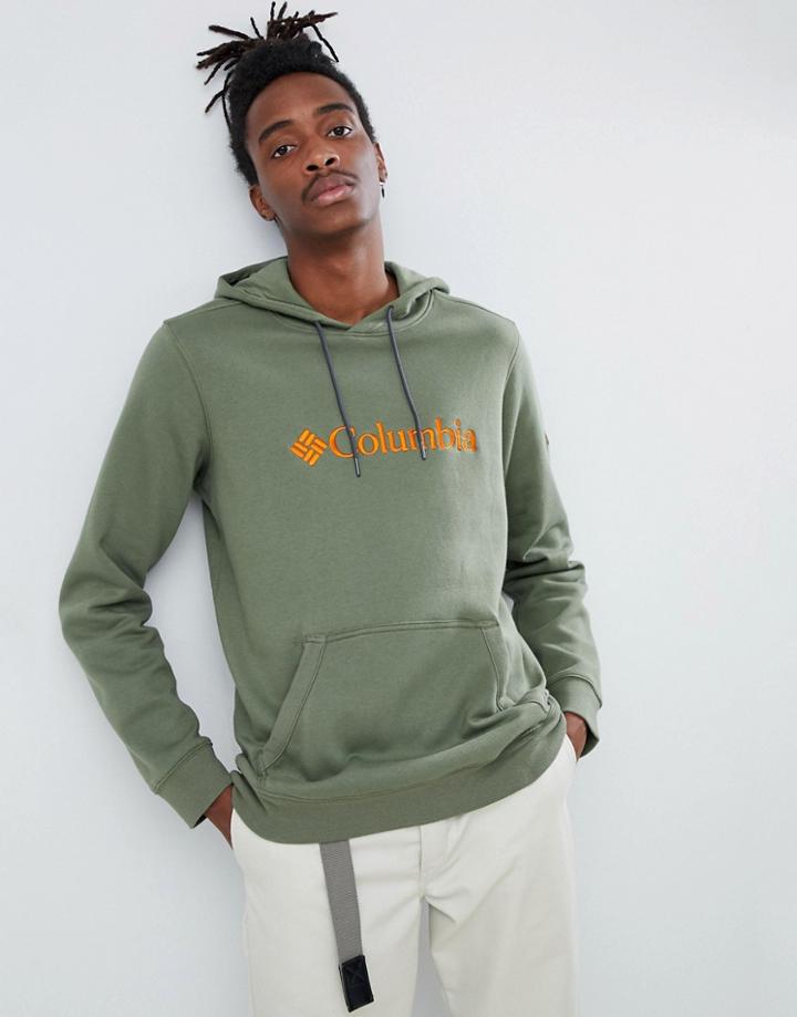 Columbia Csc Basic Logo Ii Hoodie In Green - Green