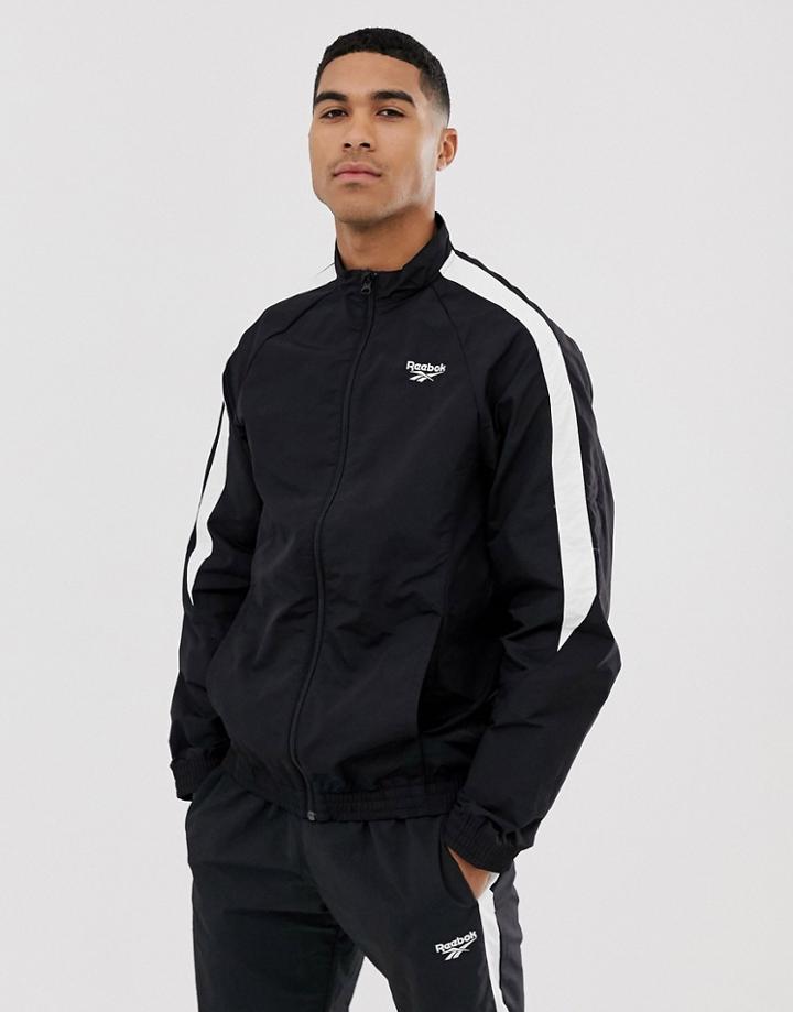 Reebok Woven Track Jacket In Black