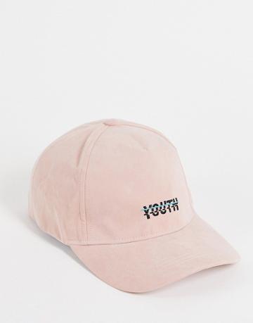 Boardmans Motif Cap In Pink
