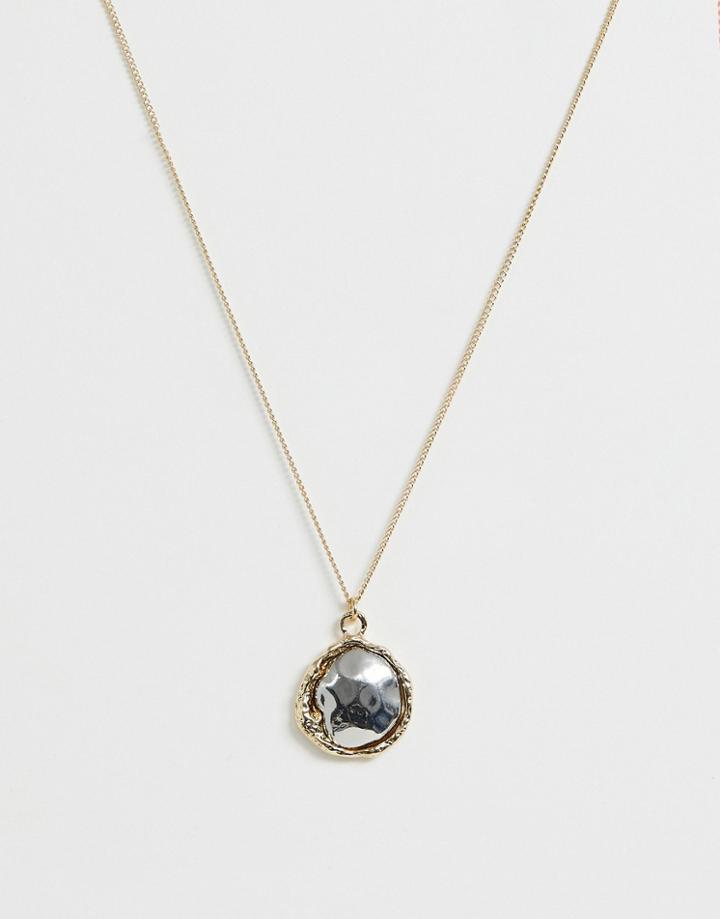 Mango Drop Necklace In Gold - Gold