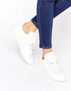 Adidas Originals All White Stan Smith Sneakers - White