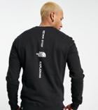 The North Face Vertical Nse Sweatshirt In Black Exclusive At Asos