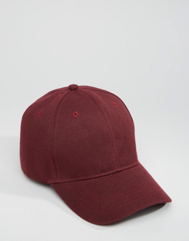 Gregory's Baseball Cap In Burgundy - Purple