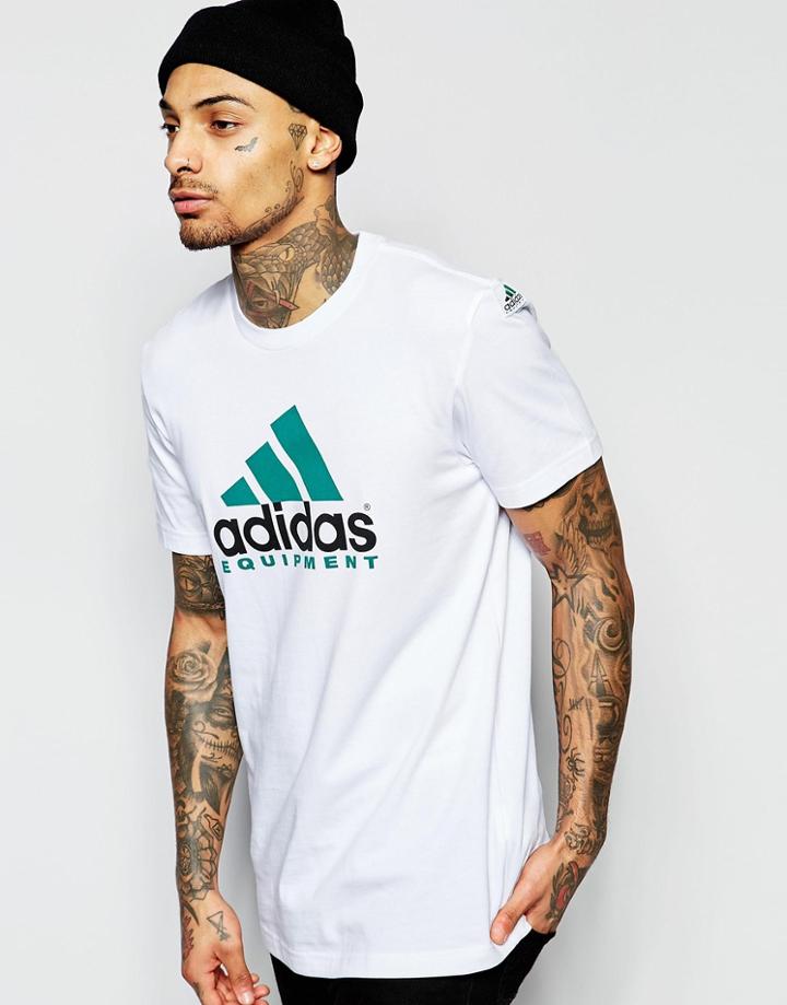 Adidas Originals Equipment Logo T-shirt S93138 - White