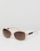 Esprit Cat Eye Sunglasses In Beige - Beige