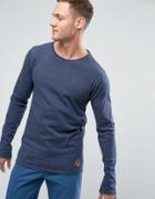 Redefined Rebel Sweatshirt With Curved Hem - Navy