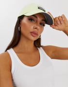Adidas Originals Linear Logo Cap In Ice Yellow