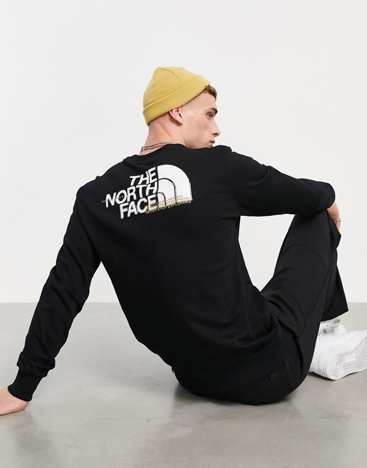 The North Face Coordinates Sweatshirt In Black