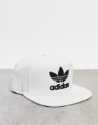 Adidas Originals Trefoil Chain Snapback Cap-white