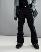 Wear Color Sharp Slim Snow Pants In Black - Black