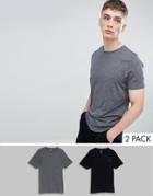 Farah Muirfield 2 Pack Lounge T-shirts - Black