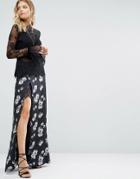 Majorella Payton Skirt With Side Split - Multi
