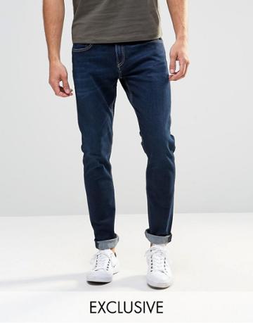 D.i.e. Smoke Super Skinny Jeans In Dark Blue Wash - Indigo Wash 7