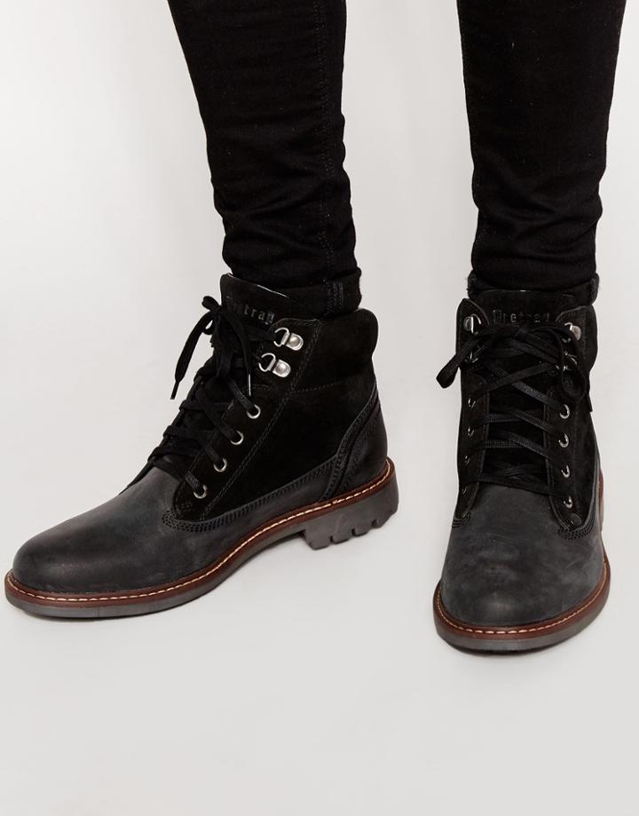 Firetrap Hiker Walking Boots - Black