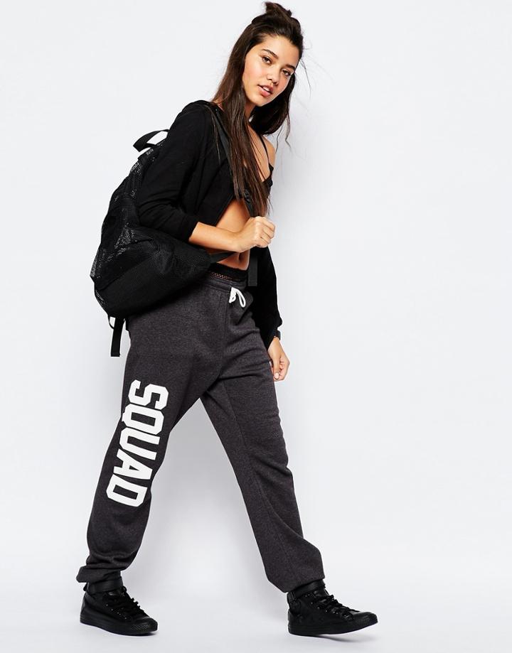 Private Party Squad Oversized Sweatpant - Dark Gray