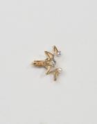 Limited Edition Zig Zag Stone Ear Cuff - Gold