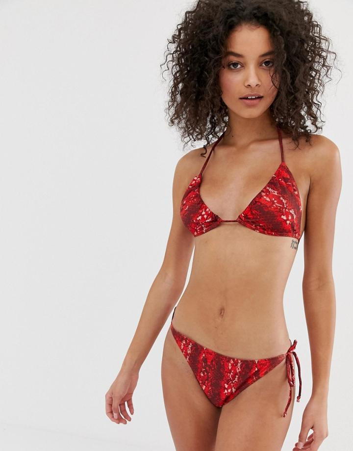 Vero Moda Snake Bikini Top - Multi