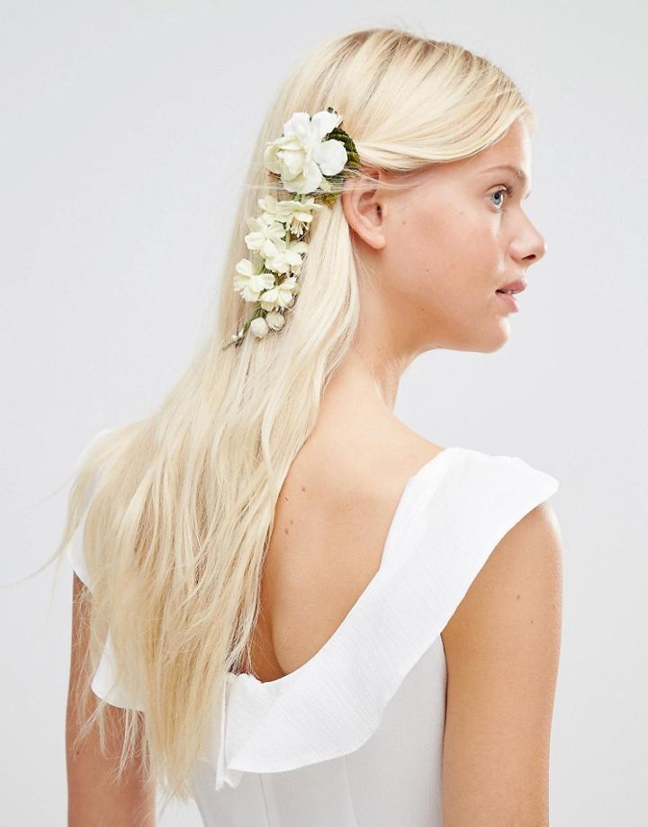 Her Curious Nature Cream Blossom Hair Clip - Cream