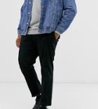 Jacamo Slim Chino With Stretch In Black