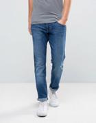 Wrangler Slim Fit Jeans In High Is High Blue - Blue