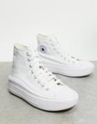 Converse Chuck Taylor All Star Hi Move Sneakers In White