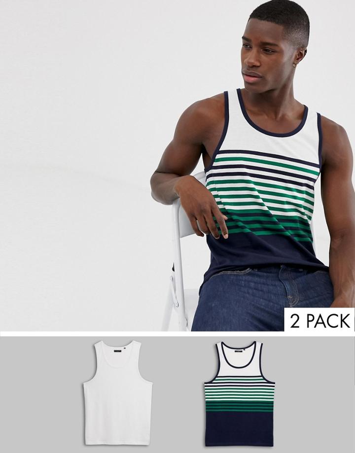 Brave Soul 2 Pack Tanks-green