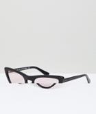 Vogue Cat Eye Sunglasses By Gigi Hadid With Pink Lens - White