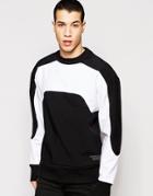 Selected Black And White Sweater - Black