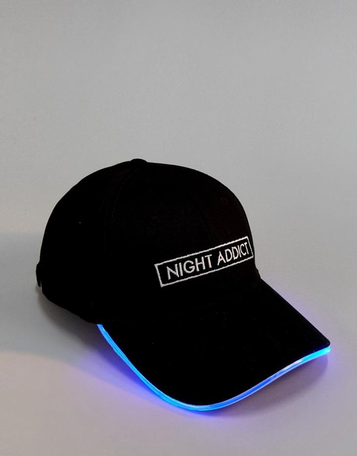 Night Addict Light Up Cap - Black