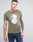 Jack & Jones Core Chest Print T-shirt - Green