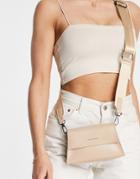 Claudia Canova Mini Crossbody Bag In Sand-neutral