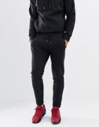 Another Influence Quilted Panel Slim Fit Joggers - Black