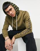 Wesc Murphy Buffalo Check Hoodie-green
