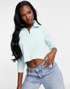 Columbia Glacial Cropped Fleece In Light Blue