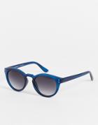Aj Morgan Broker Sunglasses In Blue
