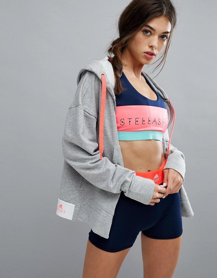 Adidas X Stella Sport Zip Up Hoody - Gray