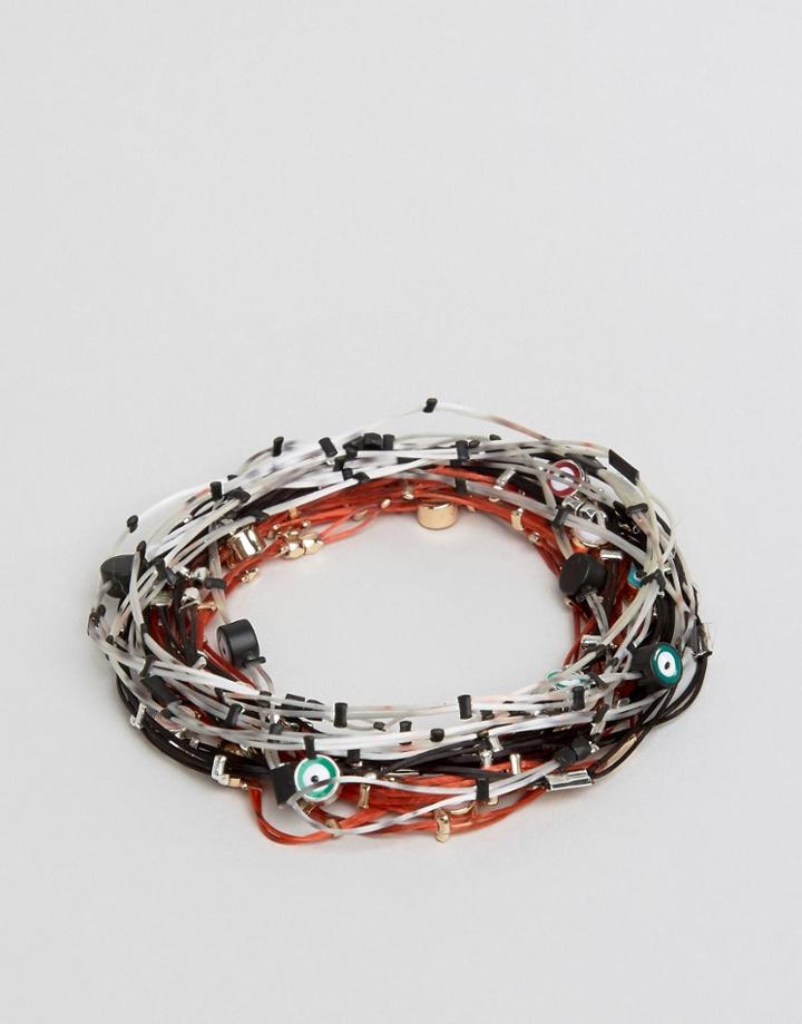Asos Ditsy Geo Bracelet Pack - Multi