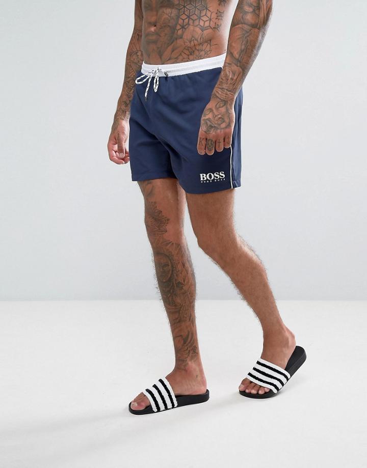 Boss By Hugo Boss Star Fish Swim Shorts - Navy