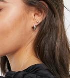 Asos Design Sterling Silver Hoop Earrings In Mini Chubby Design