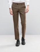 Harry Brown Donegal Wool Blend Suit Pants - Tan