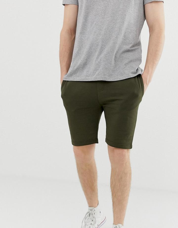 Soul Star Basic Jersey Shorts-green