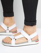Aldo Adaulle Velcro Sandals - White