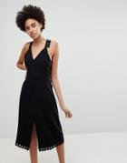 N12h Royal Suite Midi Dress - Black