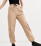 Collusion Pants With Relfective Panel-brown