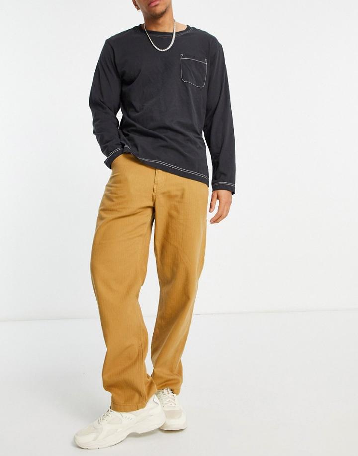 Levi's Stay Loose Carpenter Pants In Brown
