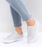 Asos Design Devlin Wide Fit Lace Up Sneakers - Gray