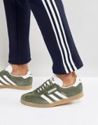 Adidas Originals Gazelle Super Sneakers In Green By9778 - Green