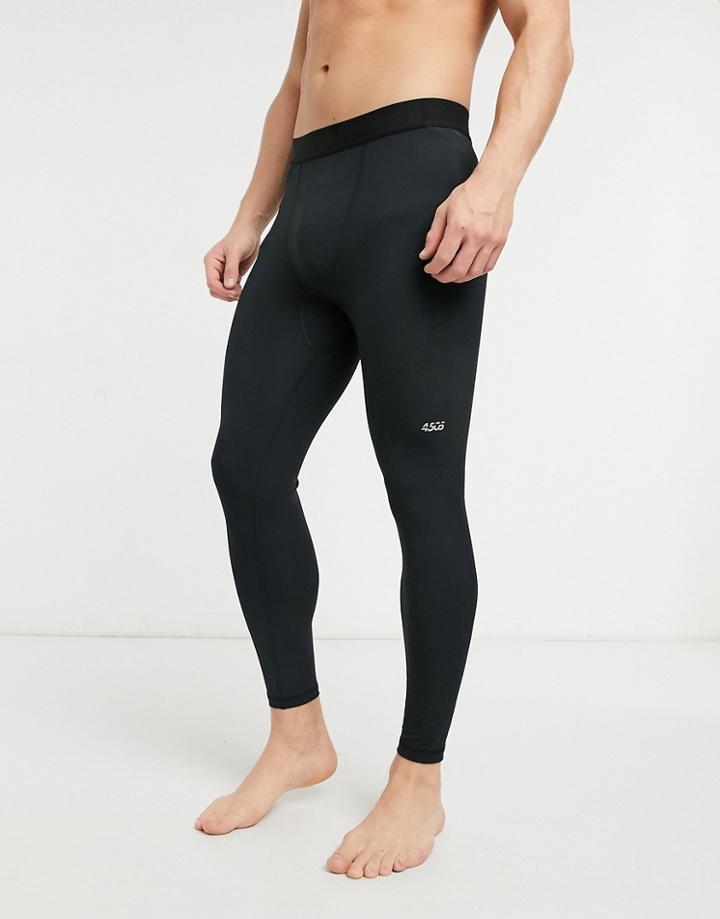 Asos 4505 Icon Training Tights With Quick Dry In Black