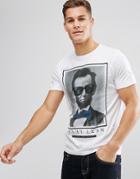 Jack & Jones Originals T-shirt With Lincoln Graphic - White