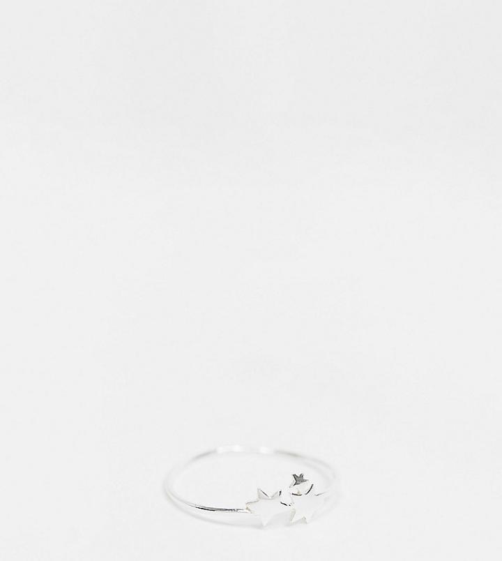 Kingsley Ryan Ring With Star Cluster In Sterling Silver
